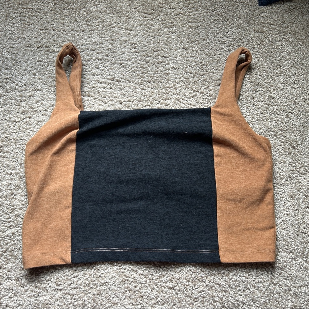 Beyond Yoga Spacedye Vivid Colorblock Cropped Tank